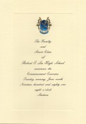 1981 Graduation announcement